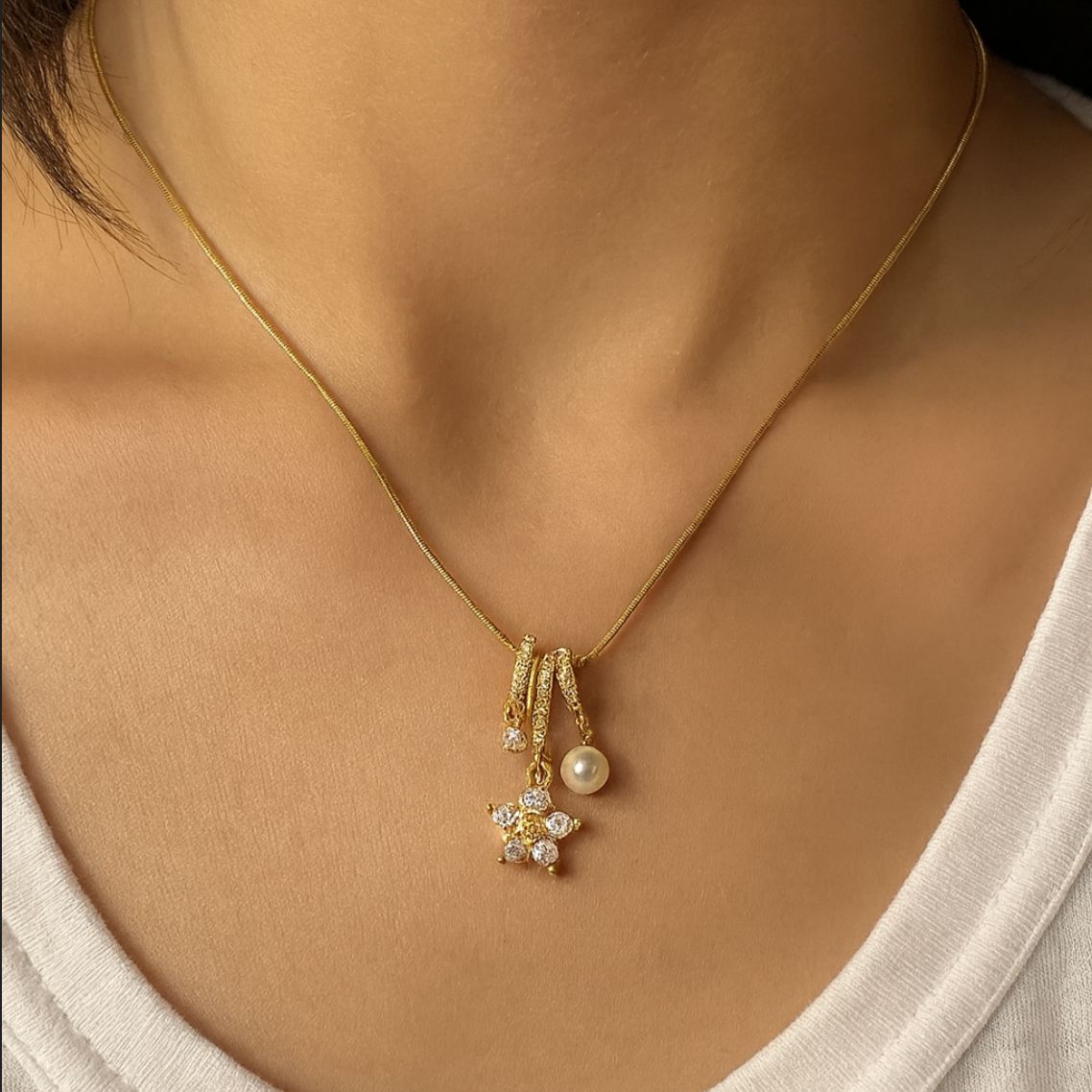 Camellia Charm Necklace 2.0