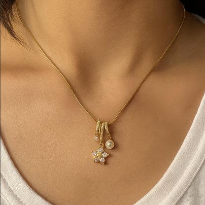 Camellia Charm Necklace 2.0