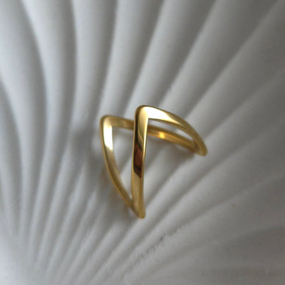Maira Luxe Gold Ring