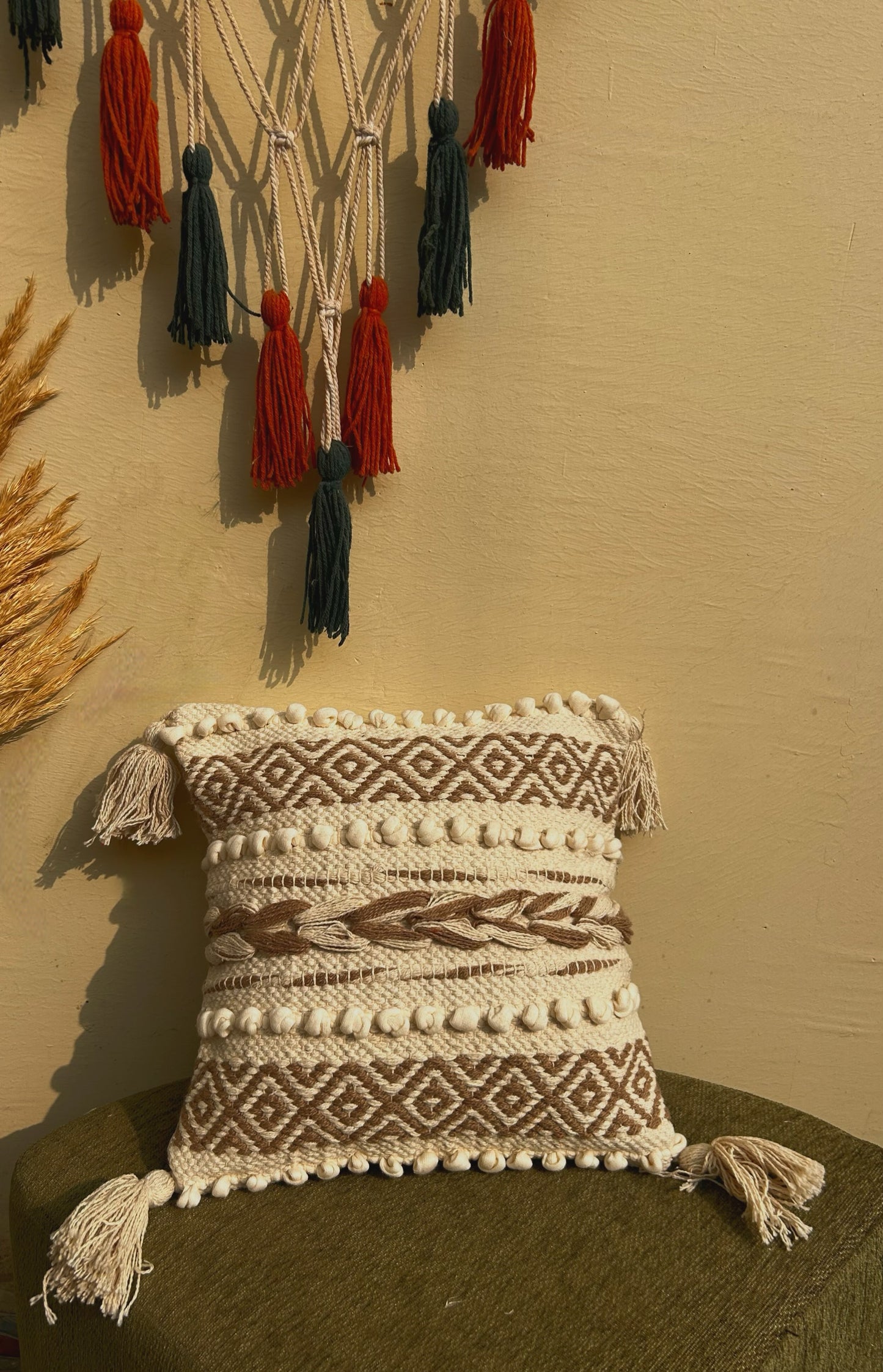Aria Woven Pillow Cover
