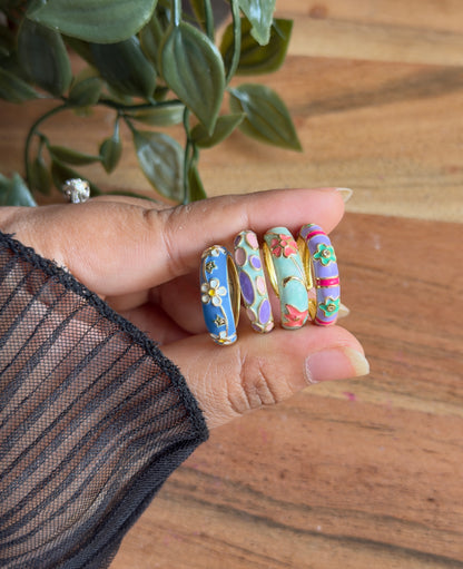 Vintage Enamel Ring