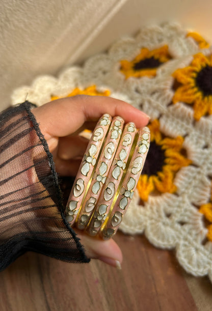 Pastel Pink Vintage Bangle (each bangle)