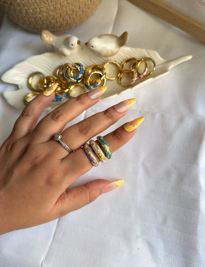 Victorian Enamel Ring