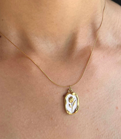 Rose of Dawn Necklace