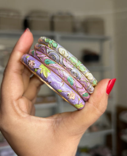 Lilac Garden Stack (Set of 4)