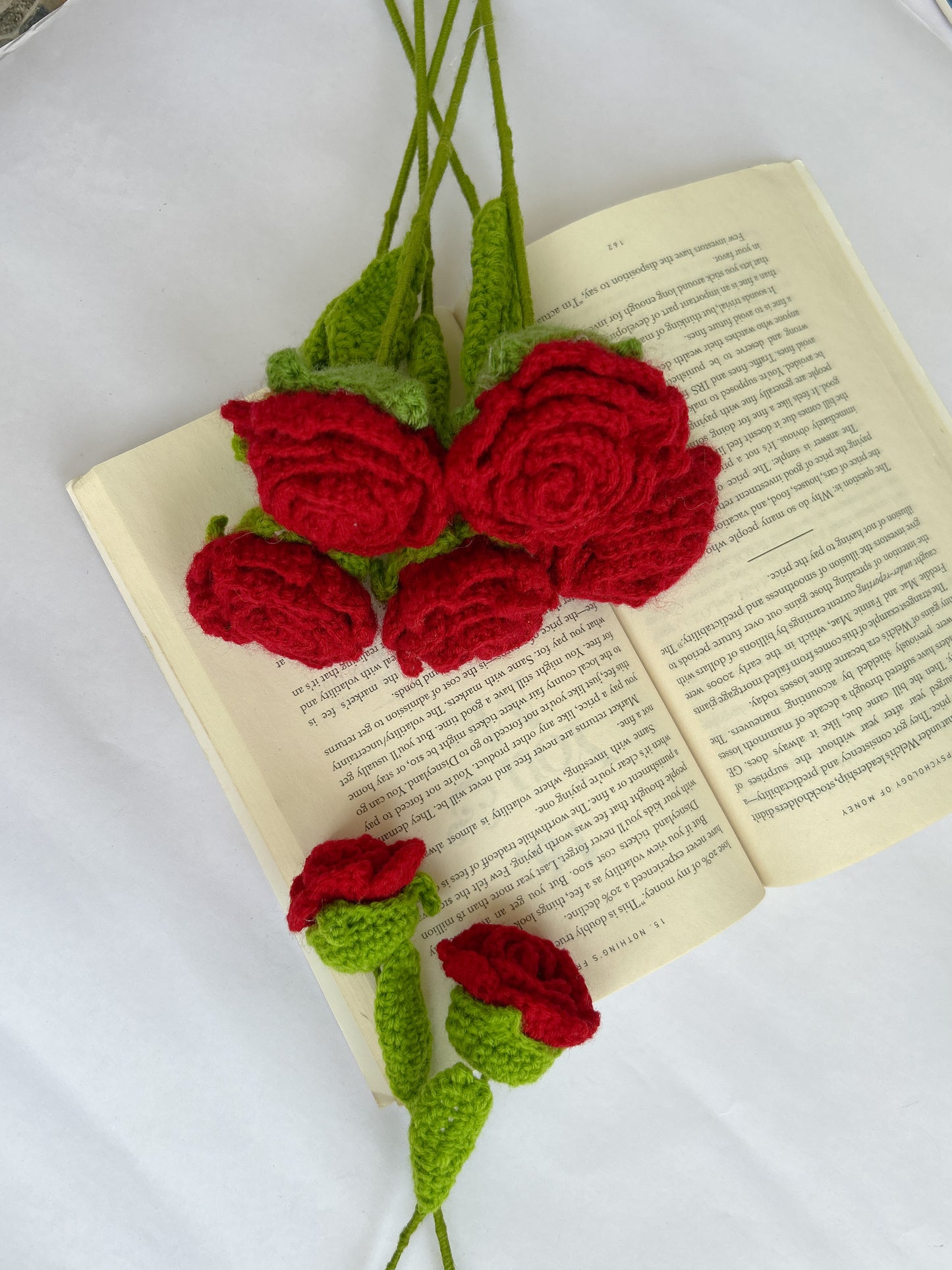 Crochet Rose - Red