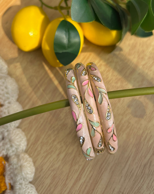Pastel Pink Vintage Bangle (each bangle)