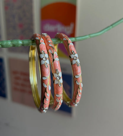 Peach Vintage Bangle (each bangle)