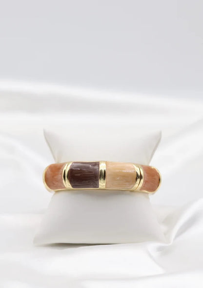 Color Block Enamel Cuff