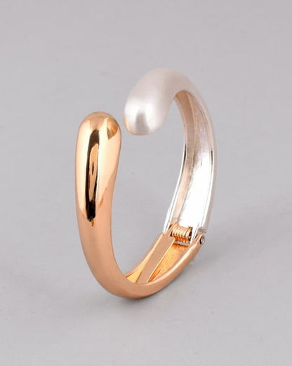 Dual Color Twist Cuff Bracelet