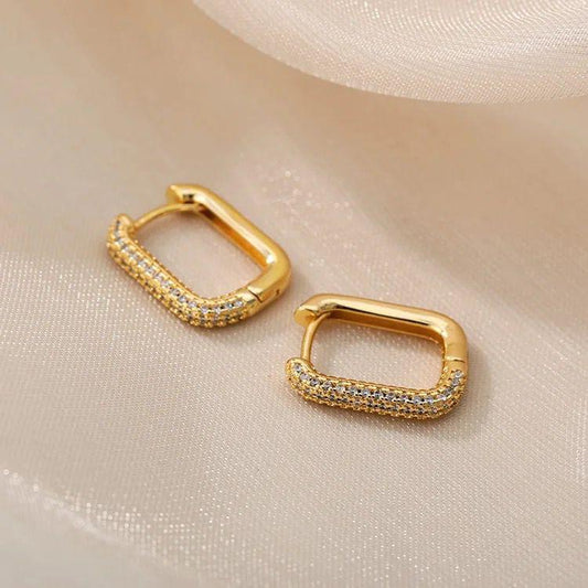 Studded Nova Hoop Earrings
