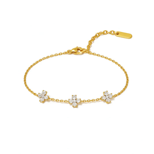 Luxe Petal Chain Bracelet