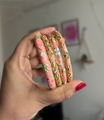 Peach Blossom Royale Stack (Set of 4)