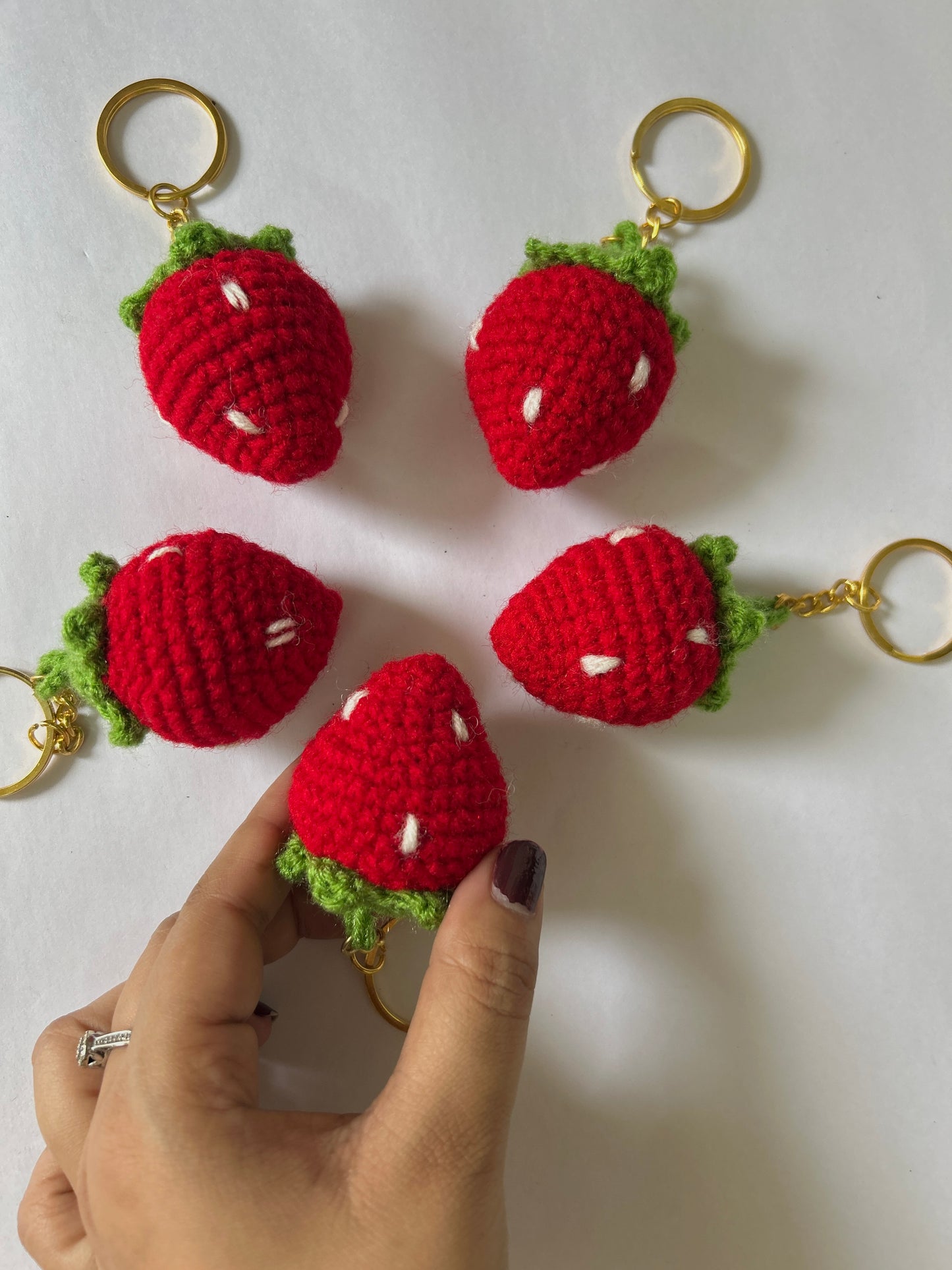 Strawberry Keychain