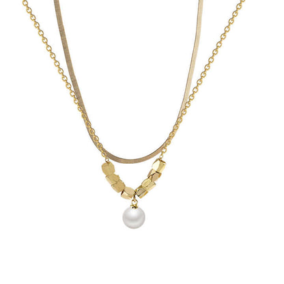 Layered Pearl Necklace
