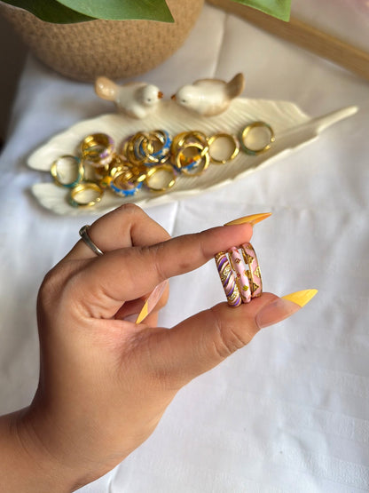 Pastel Enamel Ring