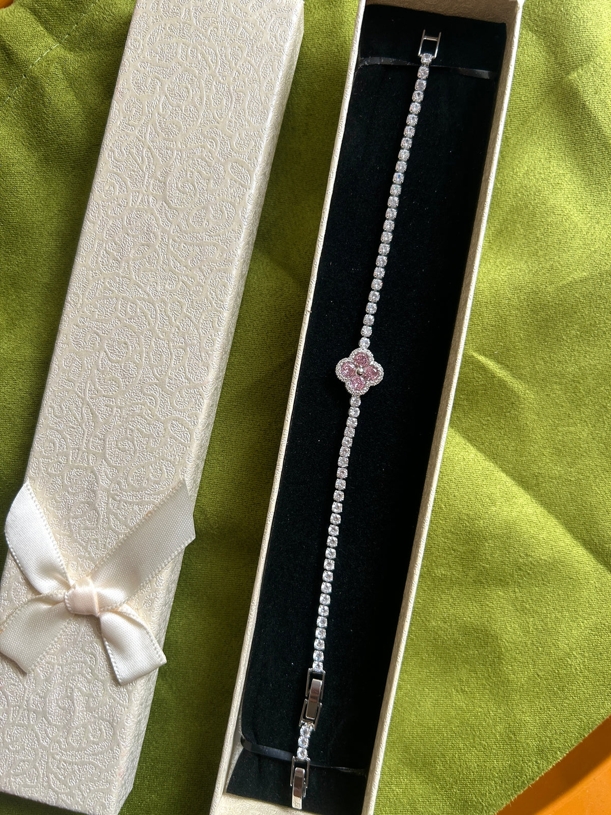 The Juliette Clover Tennis Bracelet
