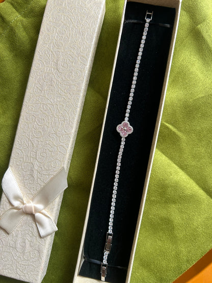 The Juliette Clover Tennis Bracelet