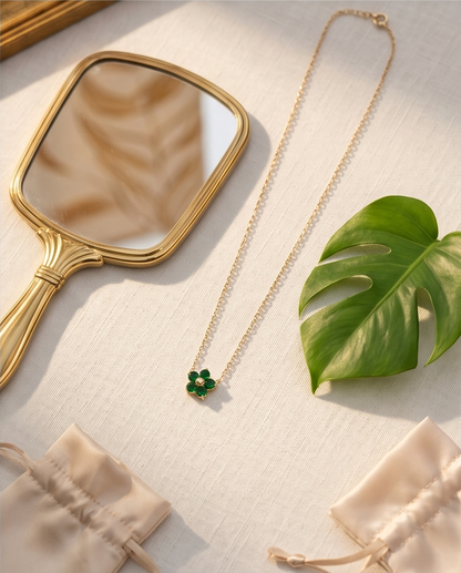 Emerald Bloom Necklace