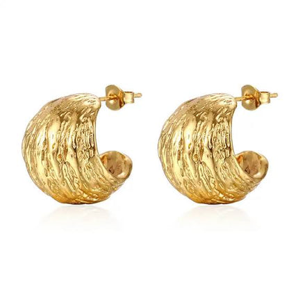Maya Gold Hoops