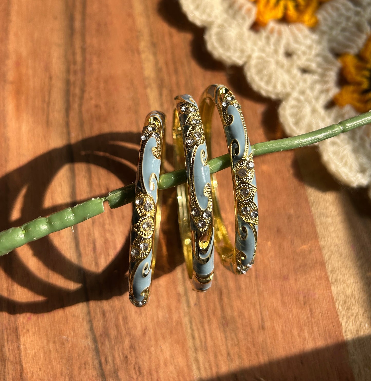 Blue Vintage Bangle (each bangle)