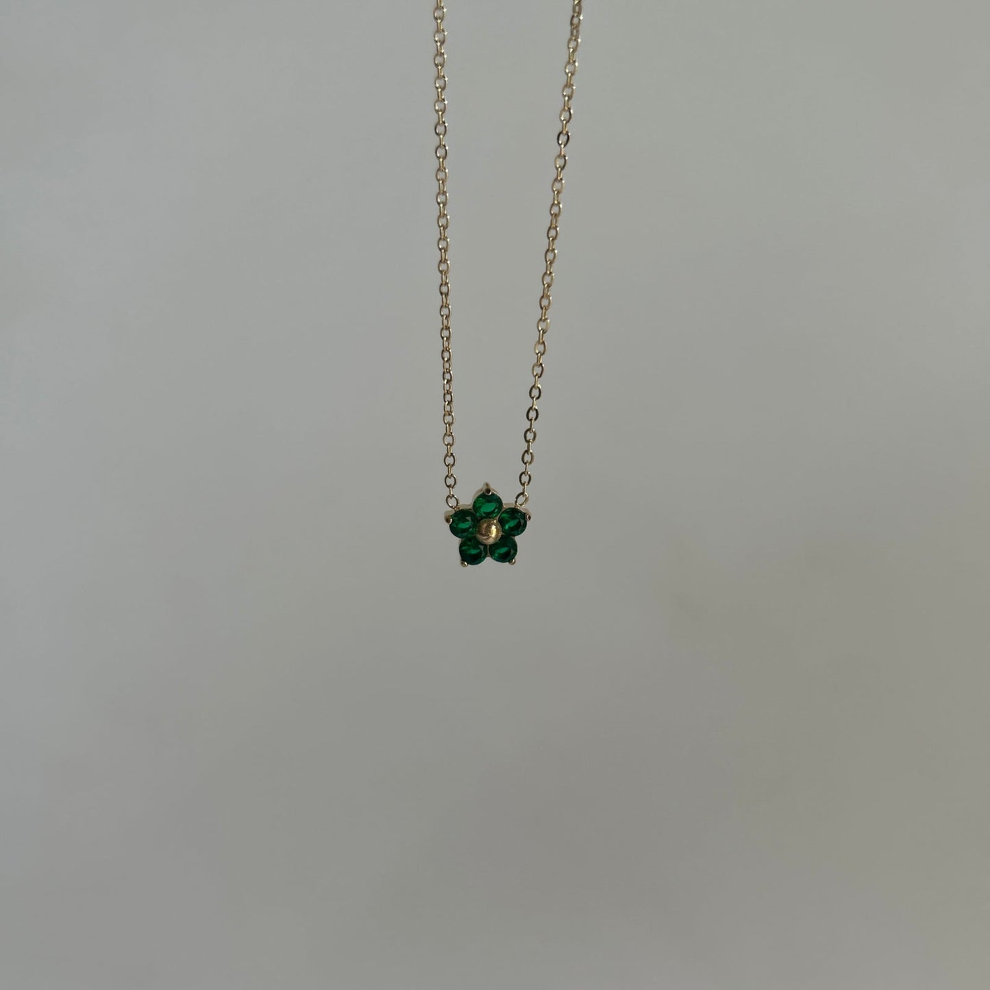 Emerald Bloom Necklace