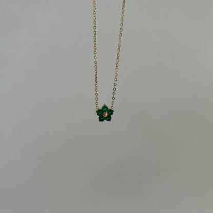 Emerald Bloom Necklace