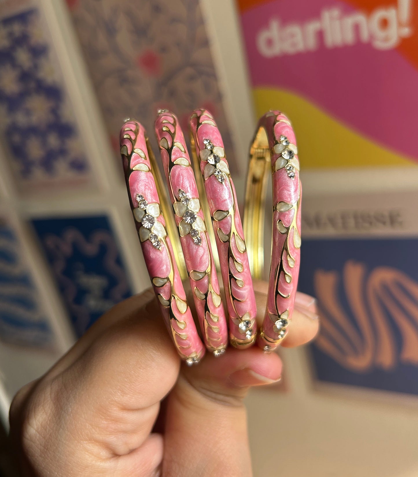Pink Vintage Bangles (each bangle)