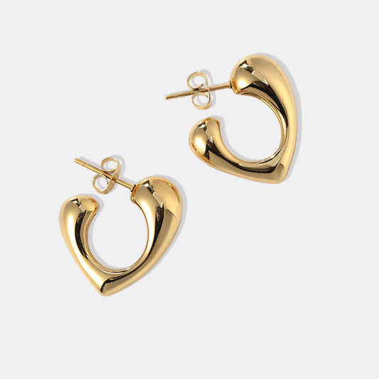 Liquid Love Heart Earrings