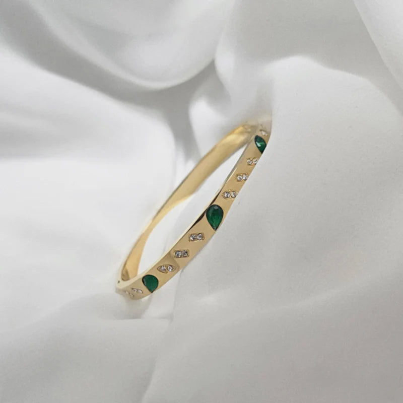 Emrald Stone Bangle
