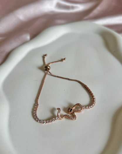 Snake Tennis Bracelet