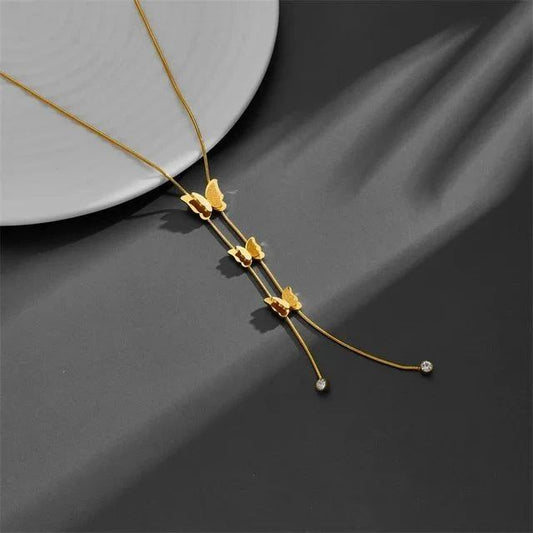 Bufferfly Dangling Necklace