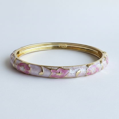 Lilac floral Bangle