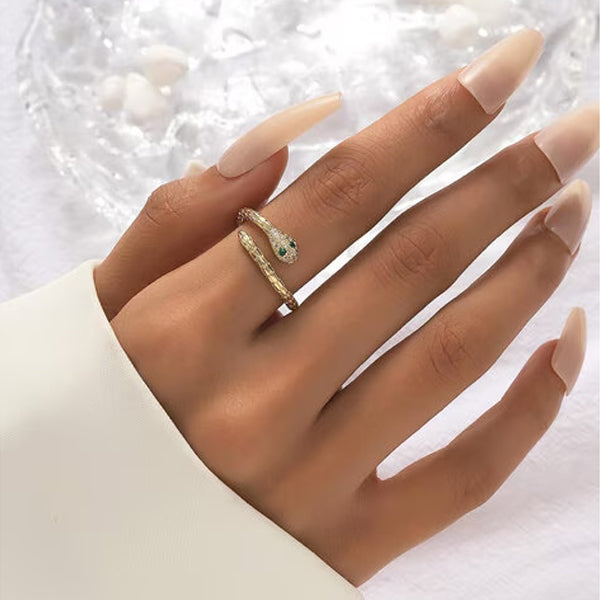 Gold Serpent Ring