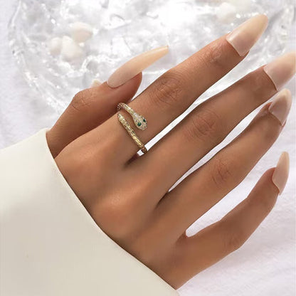 Gold Serpent Ring