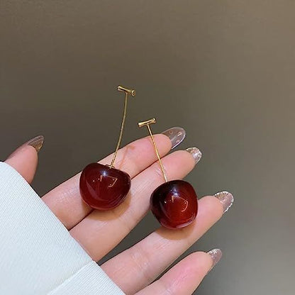 Christmas Cherry Earrings