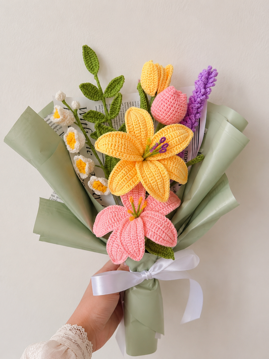 Pastel Bloom Symphony Bouquet