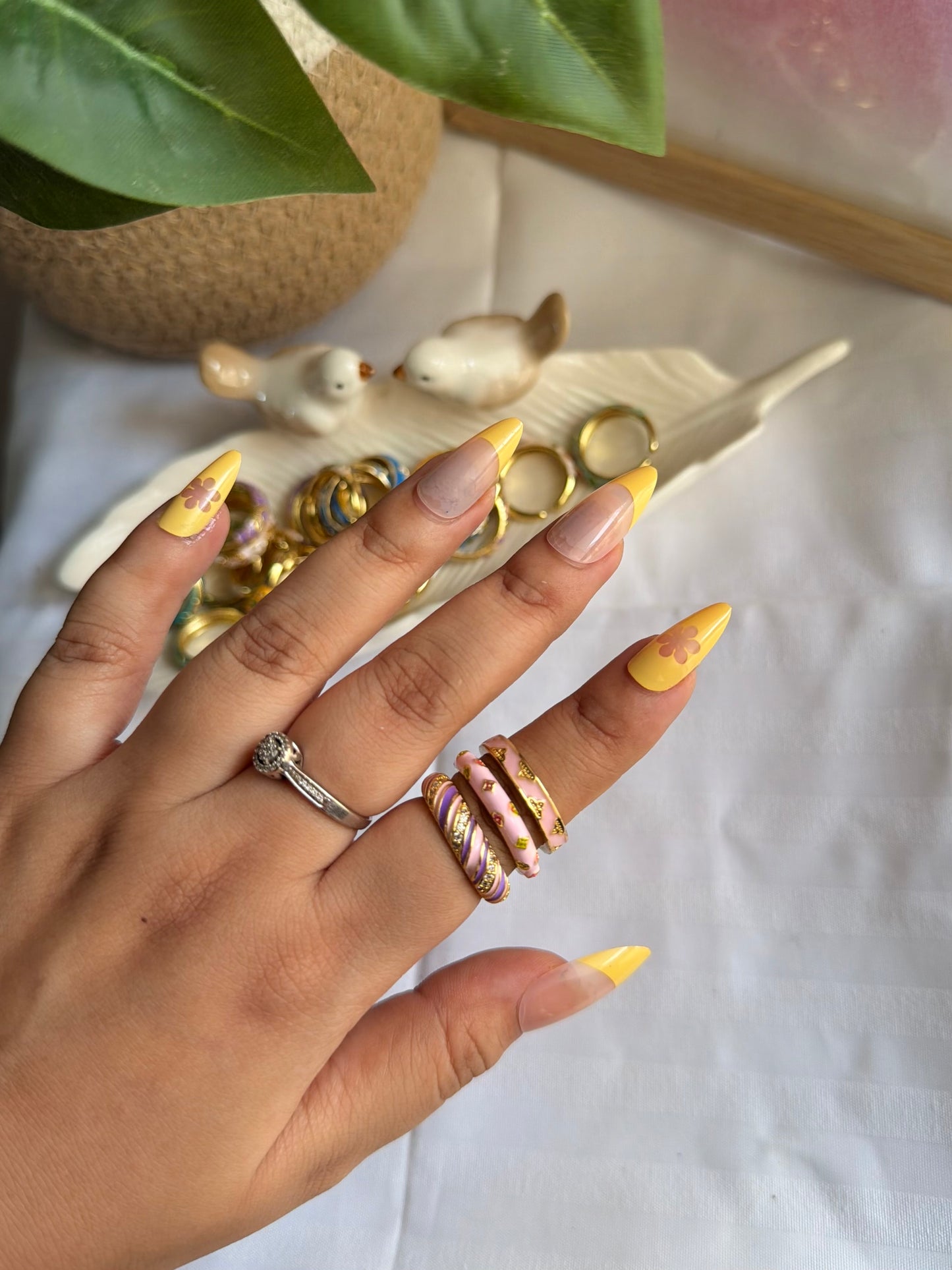 Pastel Enamel Ring