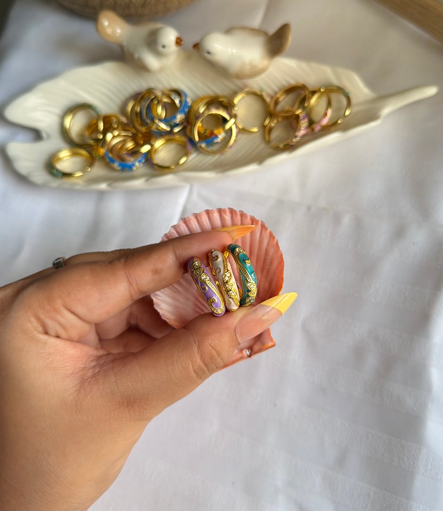 Victorian Enamel Ring