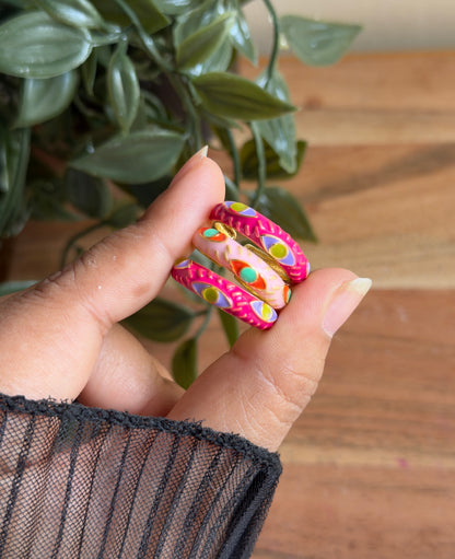 Evil Eye Enamel Ring