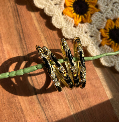 Black Vintage Bangle (each bangle)