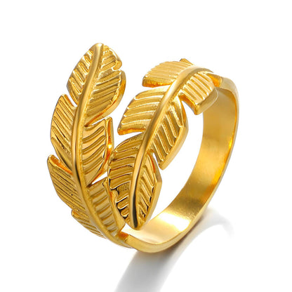 Gold leaf Ring