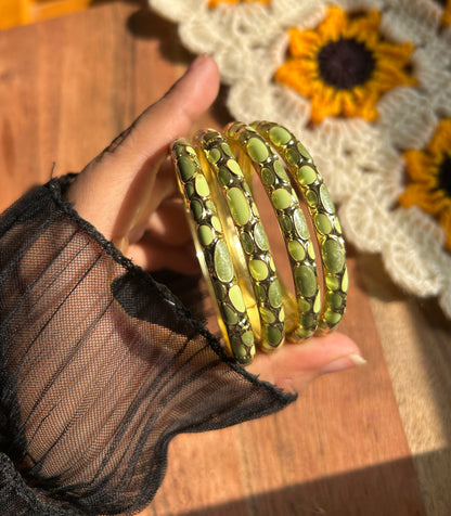 Green Vintage Bangles (each bangle)