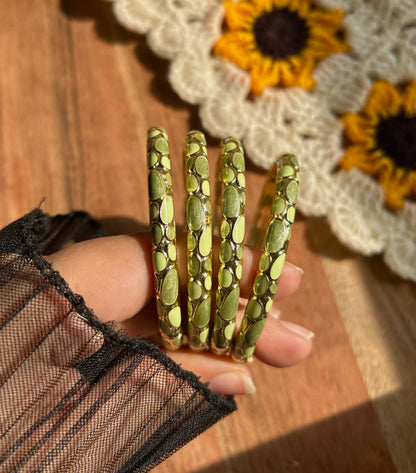 Green Vintage Bangles (each bangle)