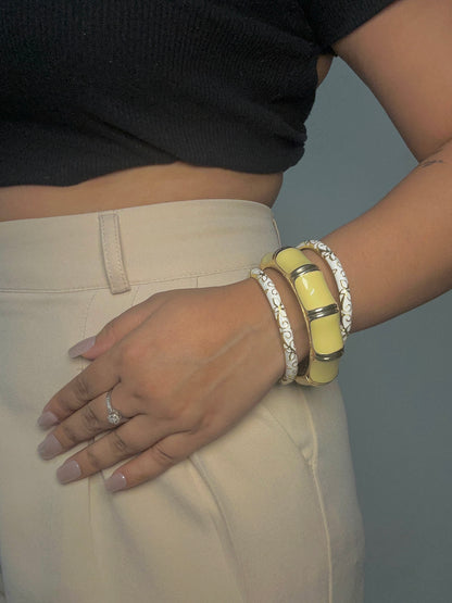 Lemon Lace Stack (Set of 3)