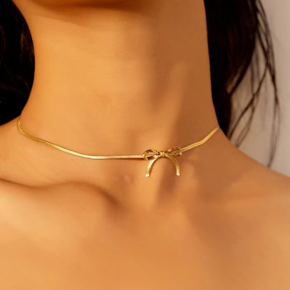 Bow Choker Necklace