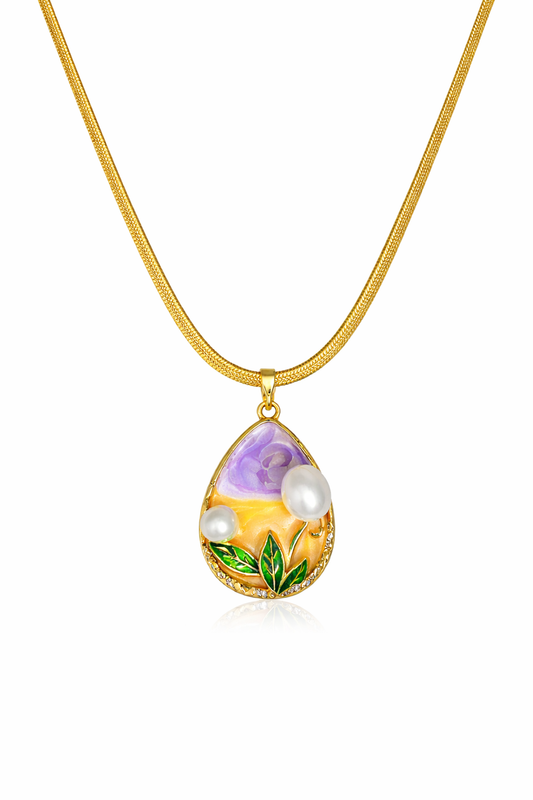 Lilac Pearl Dream Necklace