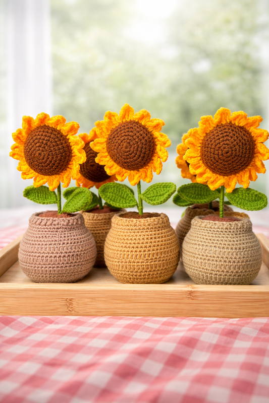 Forever Sunflower Pot