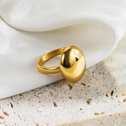 Gold Plated Round Ring