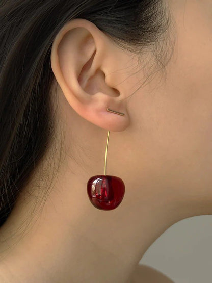 Christmas Cherry Earrings